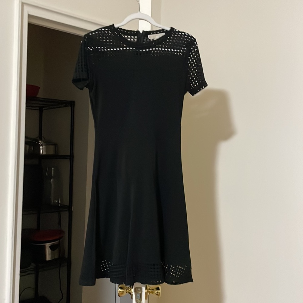 Beautiful fit and flare eyelet dress